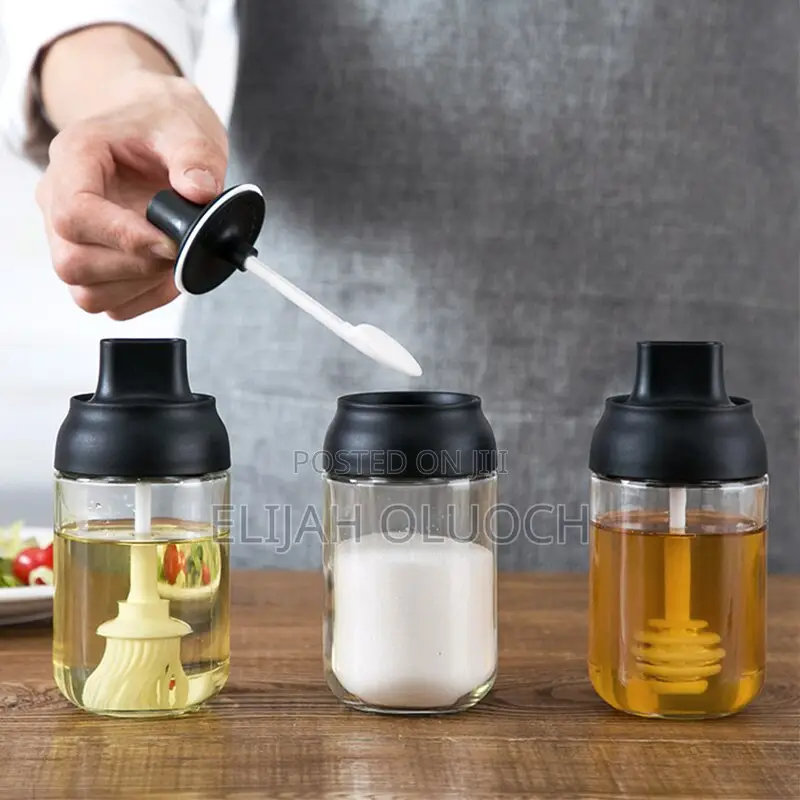 *Glass Jar With Dipper Available
