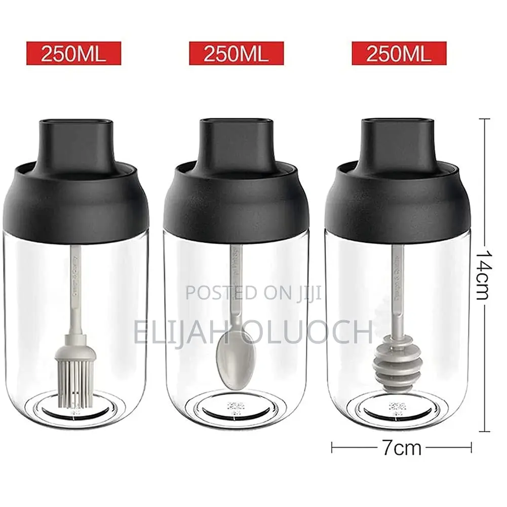 *Glass Jar With Dipper Available