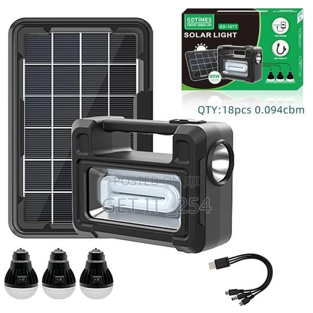 *Gd-103 6V 8W Solar System Set* 1000mah Super Capacity - main view