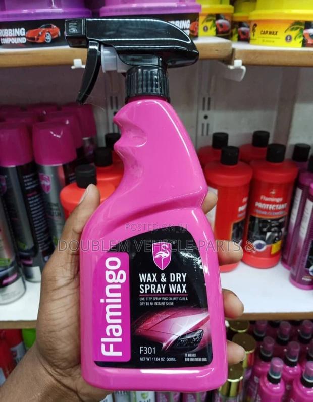Spray Wax And Dry Spray On Wet Car Dry To Instant Shine Flamingo