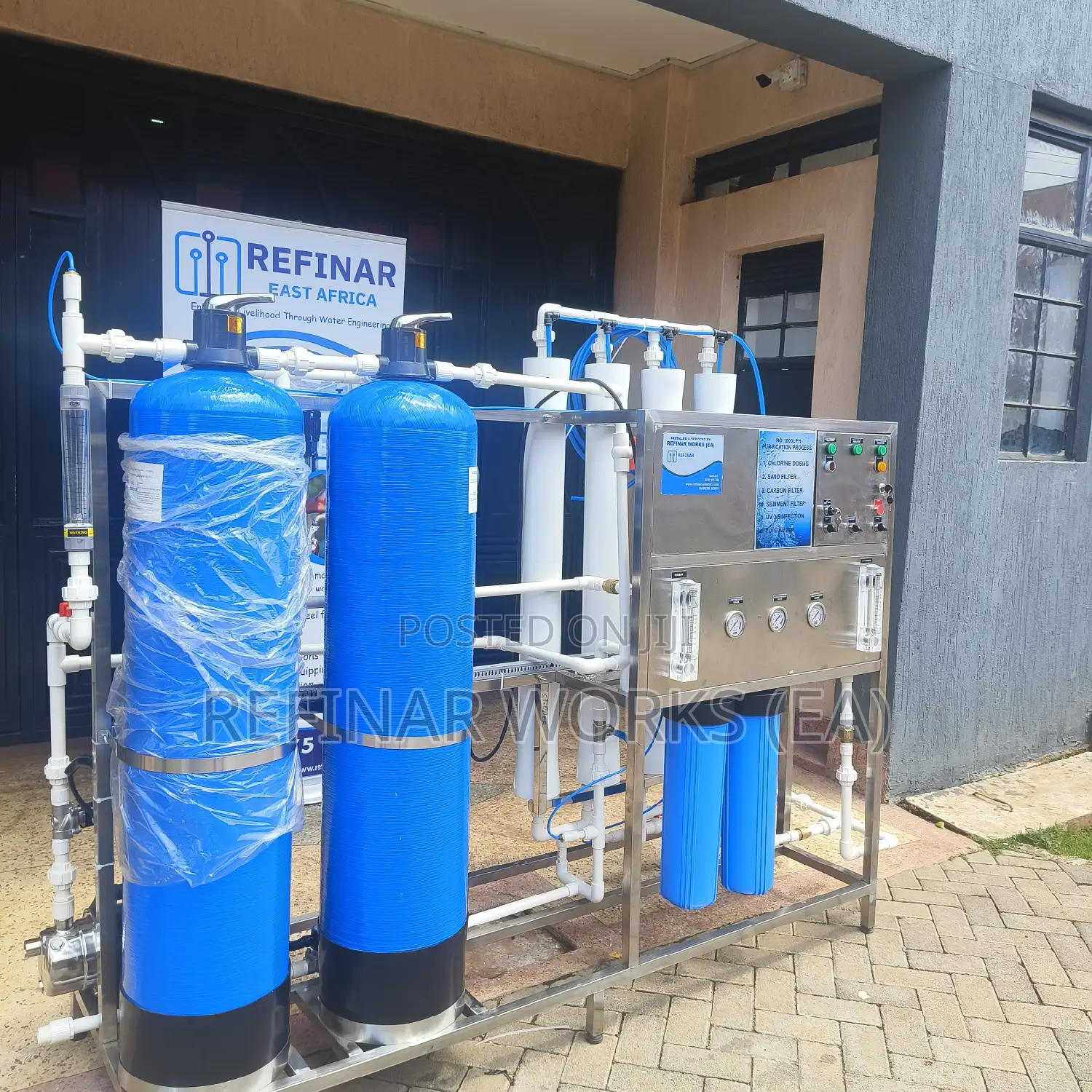 Commercial Reverse Osmosis Borehole Water Treatment Machines