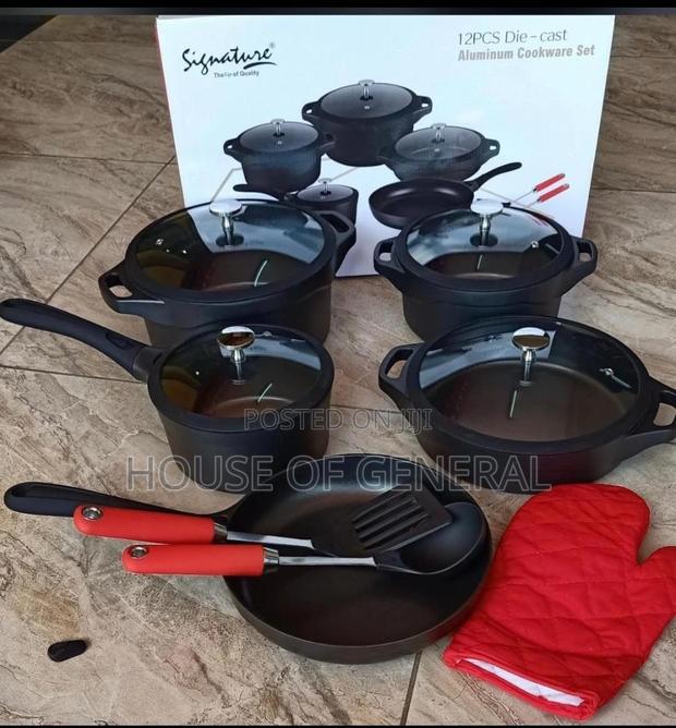 *12pcs Die Cast Cookware Set - main view