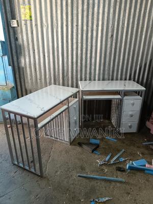 Manicure Table, Marble Tops With Drawers - thumbnail 2