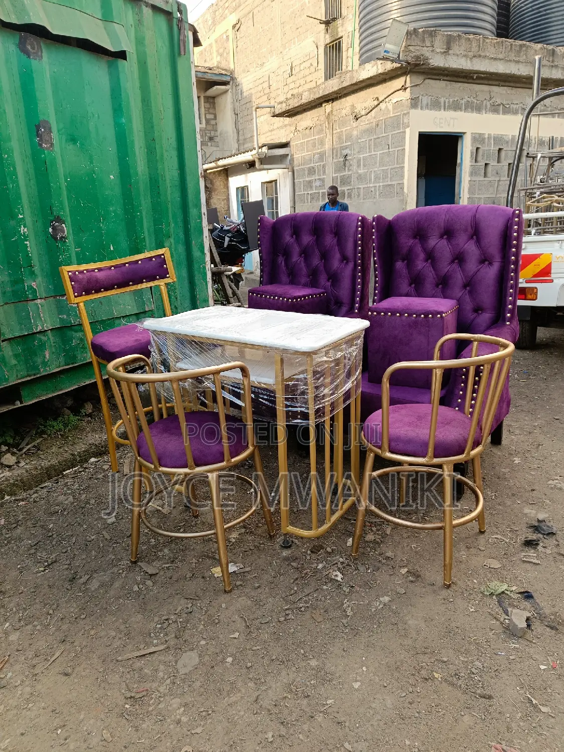 Pedicure Set, Manicure Set and a Counter Chair 