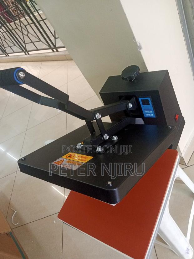 NEW Arrivals A3 Size 38*38 Flatbed Manual HEAT PRESS. - main view