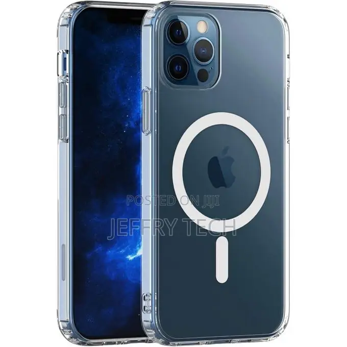 Ten Tech Magnetic Clear Case Designed for iPhone 12 / 12 Pro