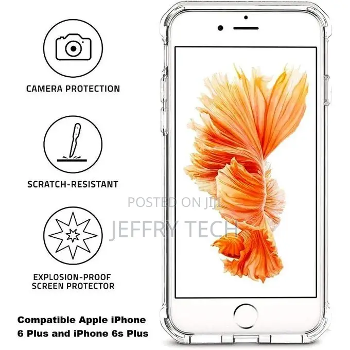 iPhone 6 Plus – Transparent Cover With Anti-Shock Corners M