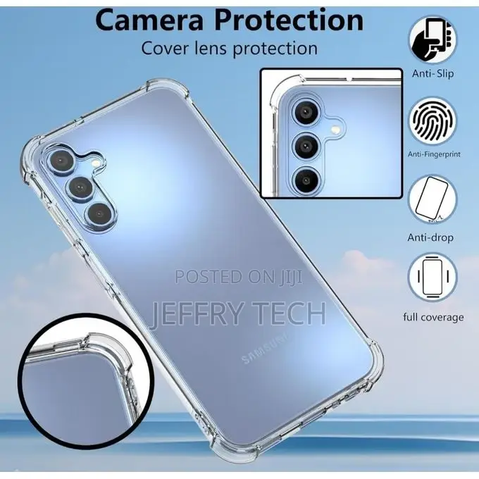 Samsung Galaxy A15 5G – Transparent Cover With Anti-Shock Co
