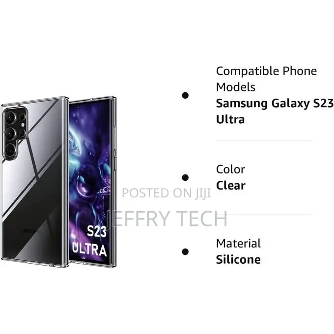 Transparent Mobile Phone Protection Cover Samsung S23 Ultra