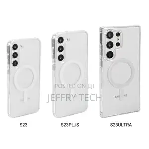 Tech Magnetic Clear Case Designed Samsung Galaxy S23 Plus