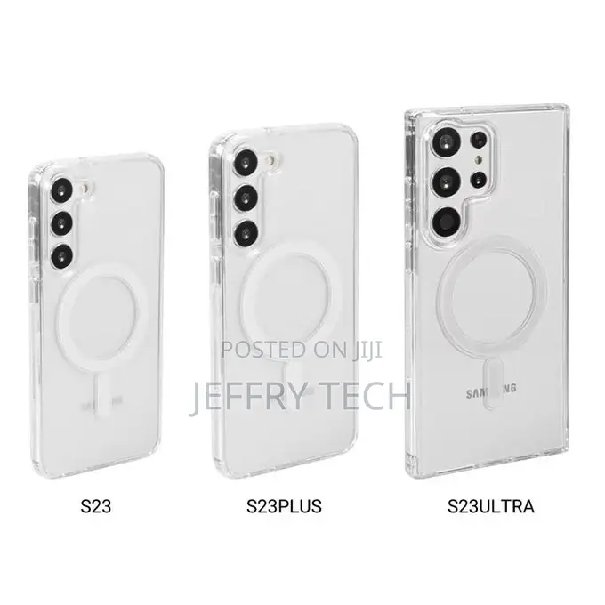 Tech Magnetic Clear Case Designed Samsung Galaxy S23 Plus