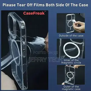 Tech Magnetic Clear Case Designed Samsung Galaxy S23 Plus