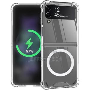 N Tech Magnetic Clear Case Designed Samsung Galaxy Z Flip 3 - thumbnail 2