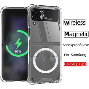N Tech Magnetic Clear Case Designed Samsung Galaxy Z Flip 3