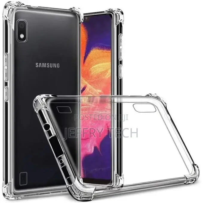 Samsung Galaxy A10 – Transparent Cover With Anti-Shock Corne