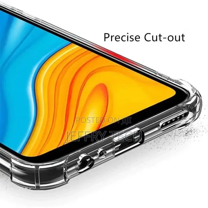 Samsung Galaxy A10 – Transparent Cover With Anti-Shock Corne