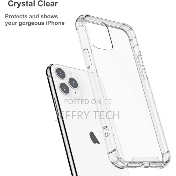 iPhone 11 Pro Max – Transparent Anti-Shock Corners Made of H