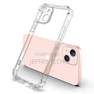iPhone 14 – Transparent Cover With Anti-Shock Corners Made