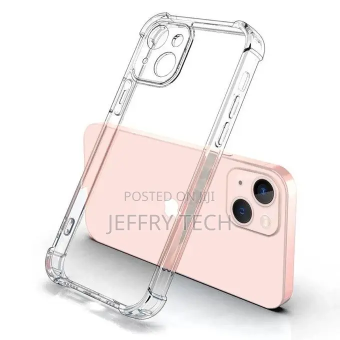 iPhone 14 – Transparent Cover With Anti-Shock Corners Made