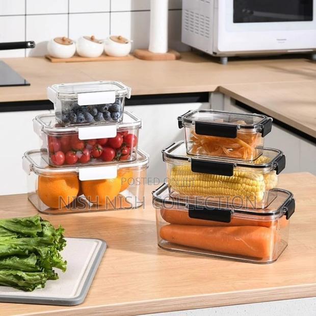 3pcs Acrylic Food Storage Containers - main view