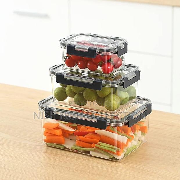 3pcs Acrylic Food Storage Containers - thumbnail 6