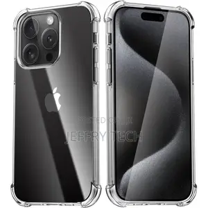 iPhone 15 Pro – Transparent Anti-Shock Corners Made of Heat-
