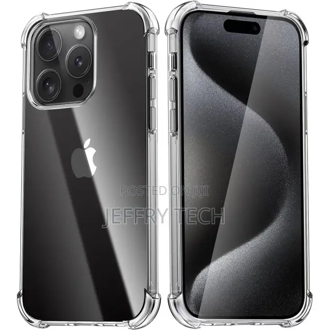iPhone 15 Pro – Transparent Anti-Shock Corners Made of Heat-