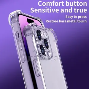 iPhone 15 Pro – Transparent Cover With Anti-Shock Corners Ma