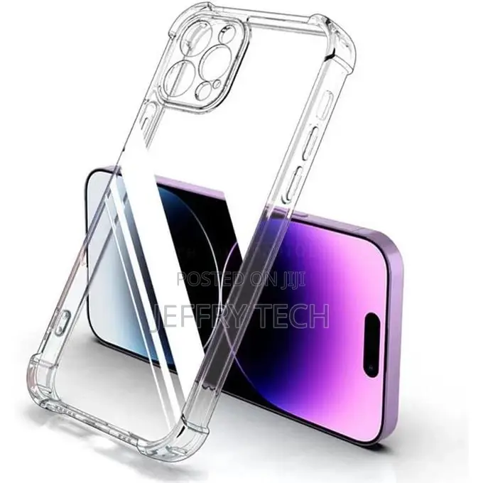 iPhone 15 Pro – Transparent Cover With Anti-Shock Corners Ma