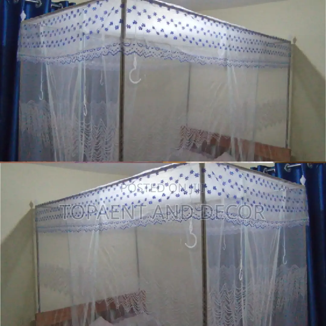 Washable Airy Classic Mosquito Nets With Four Stands Bednets