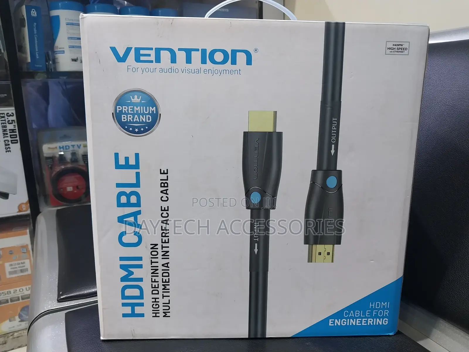 Vention-Aambt Hdmi Cable Supports - 30 Meter (Black)