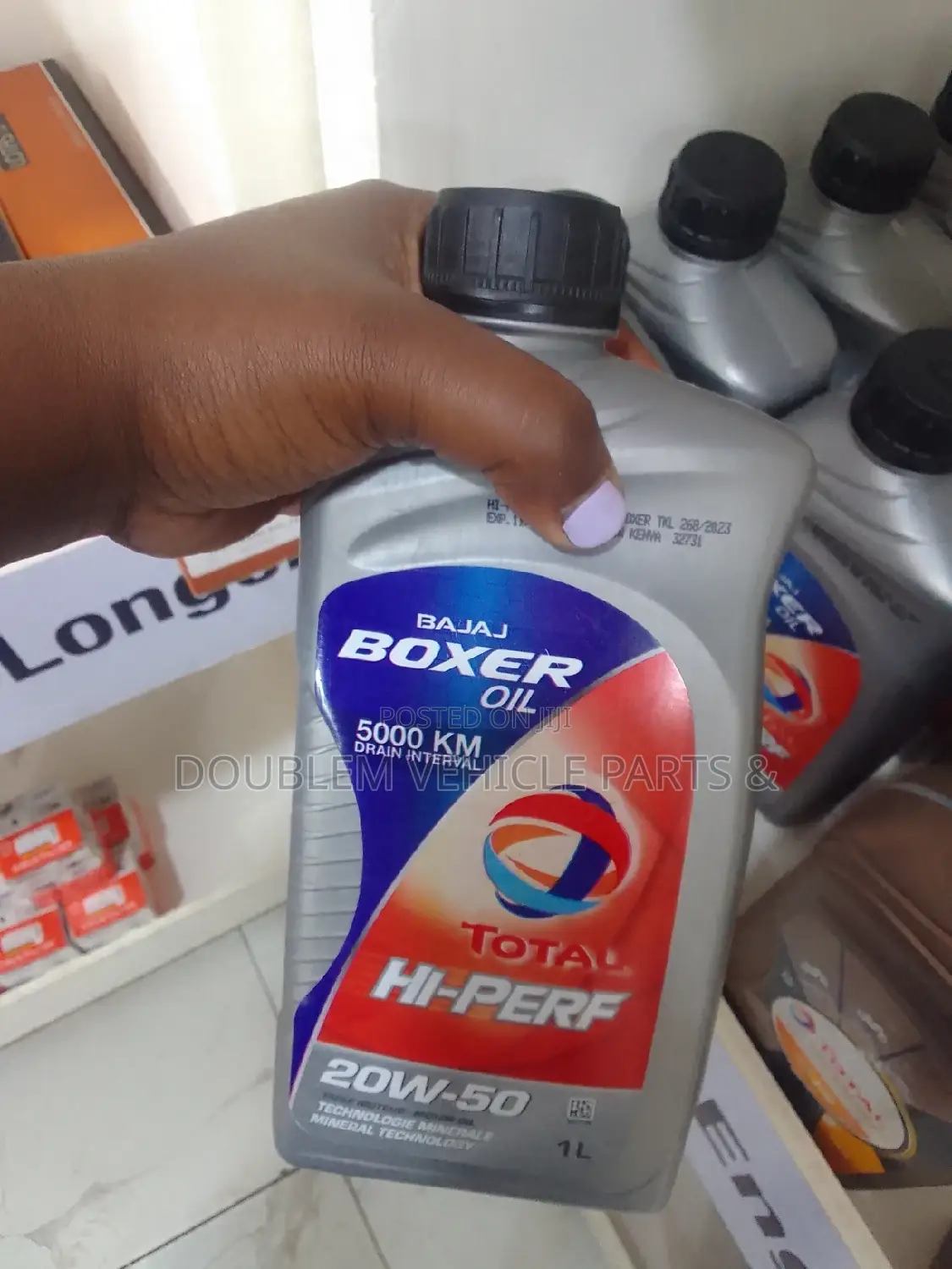 Bajaj Boxer Engine Oil Total Hi-Perf 5000KM 20w-50 1l/1litre