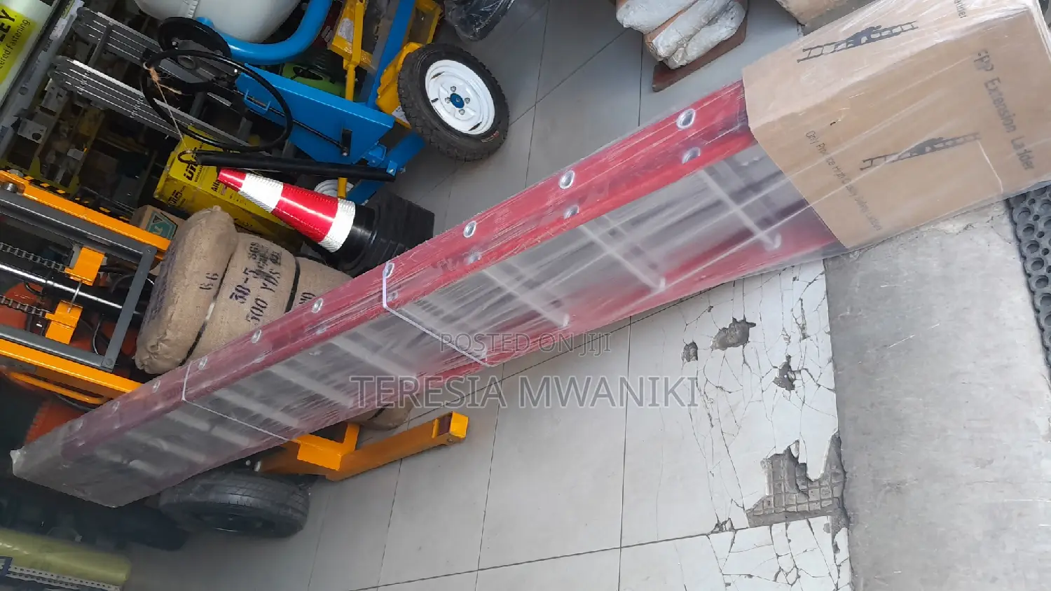 Fibre Extension 2×14 Steps, Fibreglass Ladder