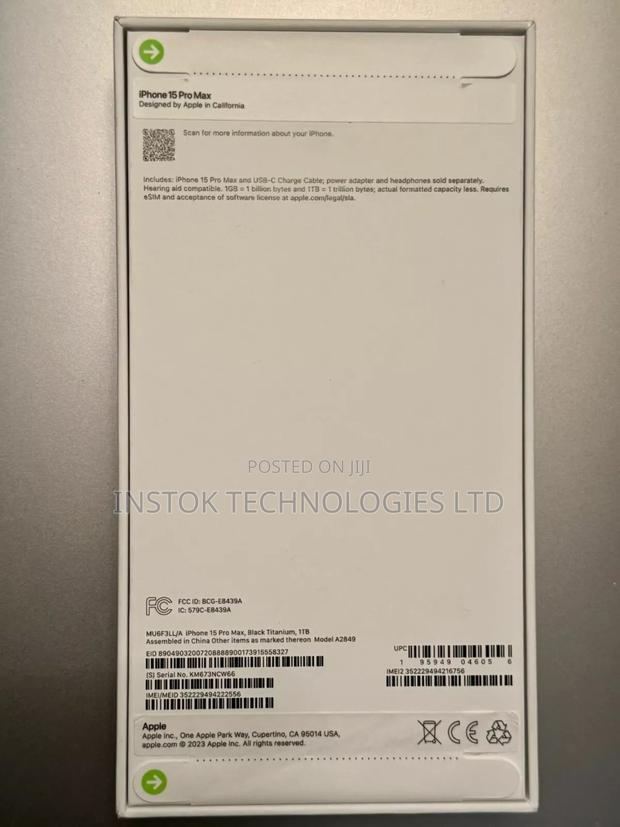 New Apple iPhone 15 Pro Max 256 GB Black - thumbnail 3