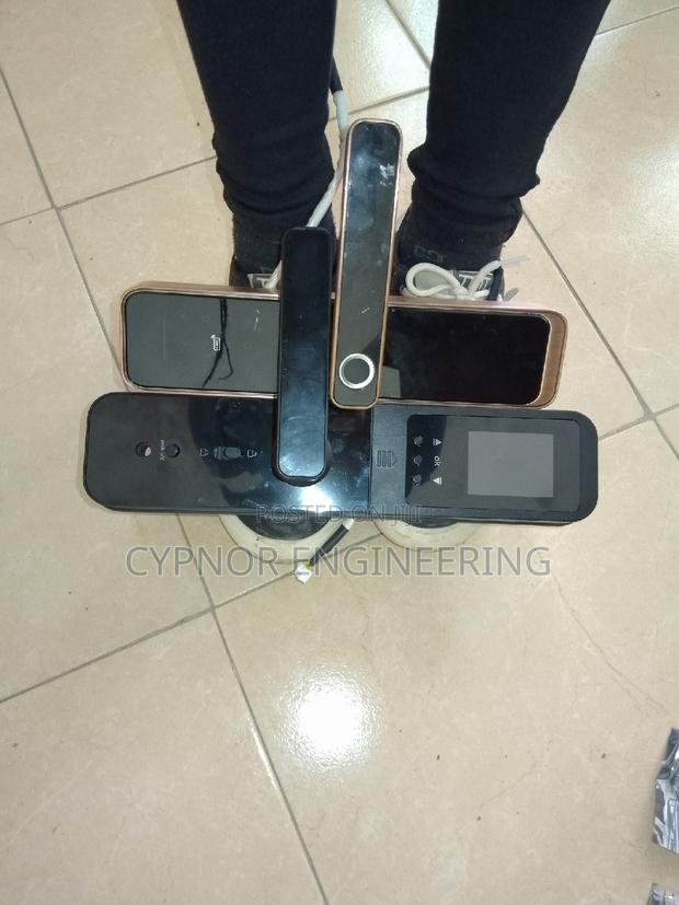 Next-Gen Wooden Door Access Evolution Biometric Locks - main view