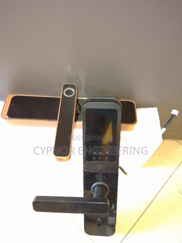 Smart Wooden Door Security Smart Biometric Locks Solutions - main view