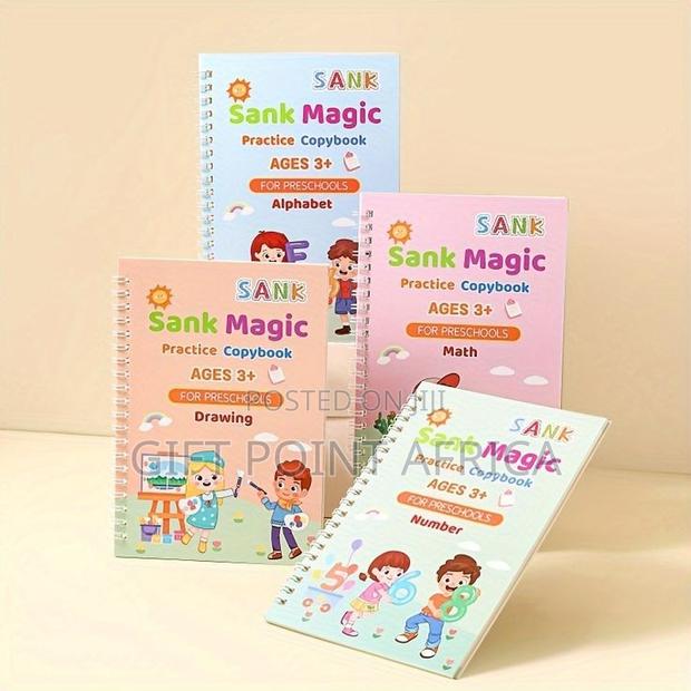 4 Pieces Sank Magic Practice Copybooks for Kids - thumbnail 2