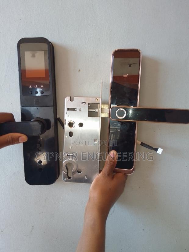 Digital Serenity: Controlled Access Smart Biometric Locks - main view