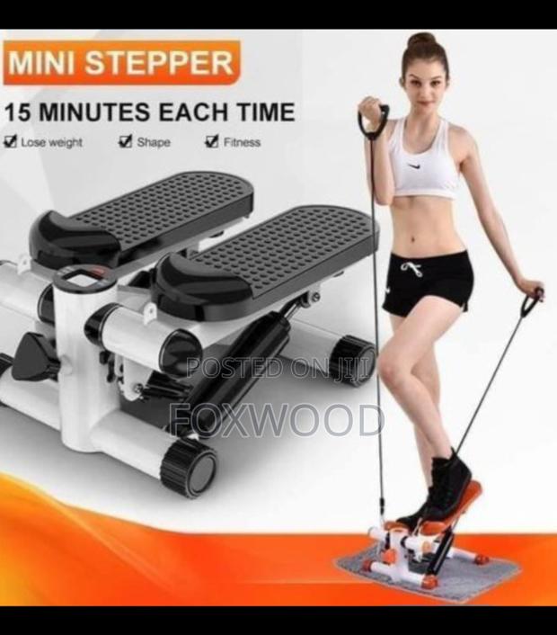 Mini Stepper With Resistance Bands