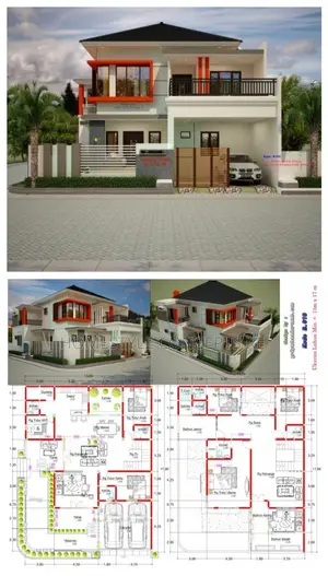 House Plans Modern Living Bungalow Mansion 2 3 4 5 Bedroom