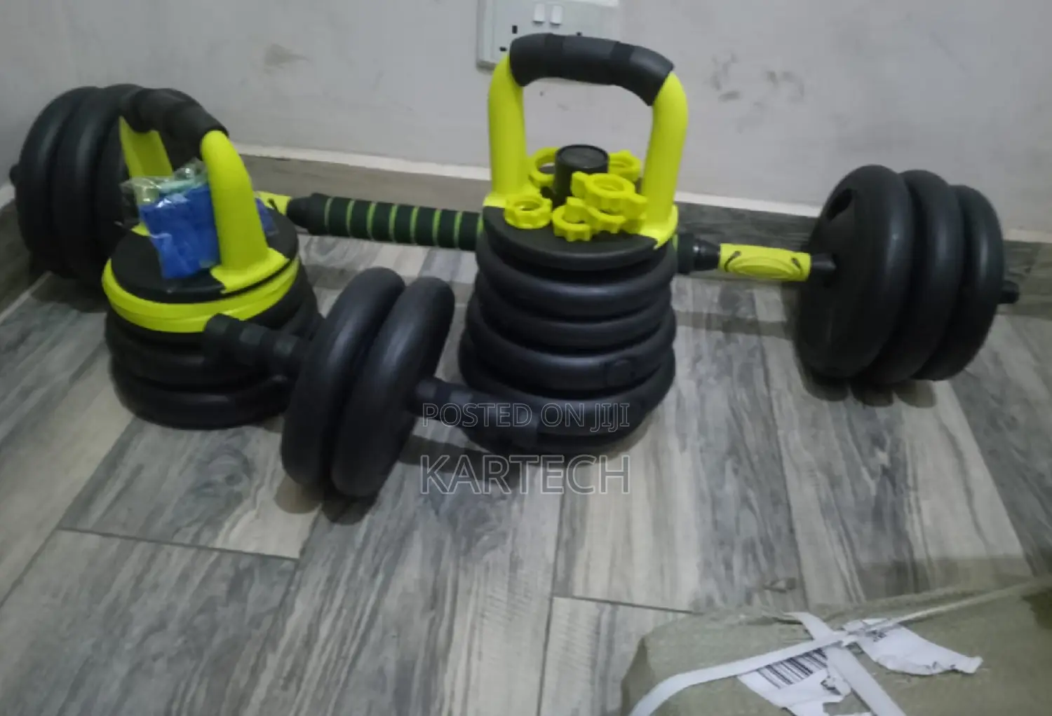Kettle Bell With Barbell