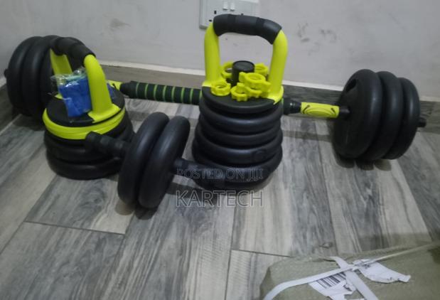 Kettle Bell With Barbell
