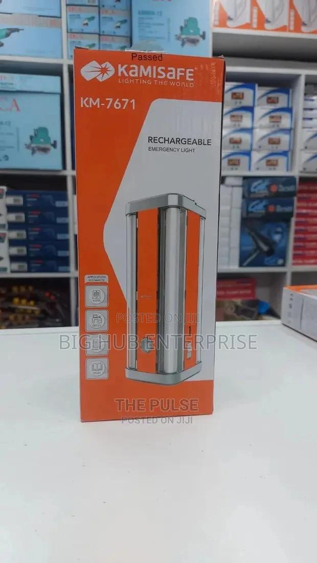 KM-7671 Kamisafe 4 Corners Rechargeable Emergency Lamp