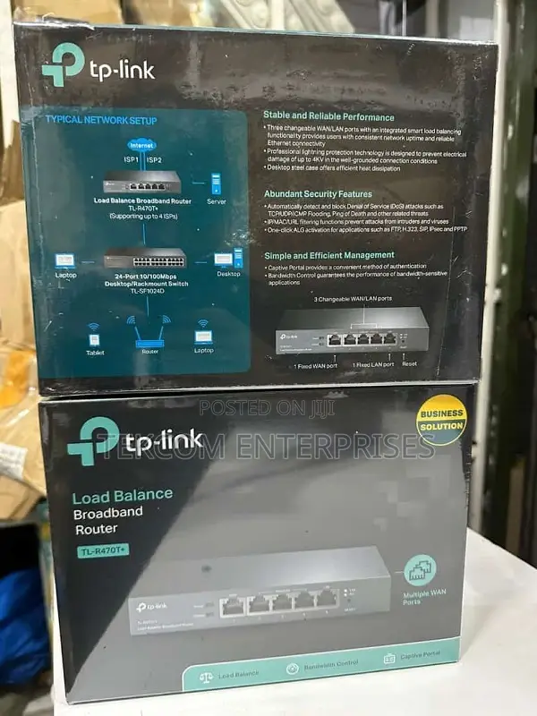 Tp Link TL-R470T+ Load Balance Broadband Router