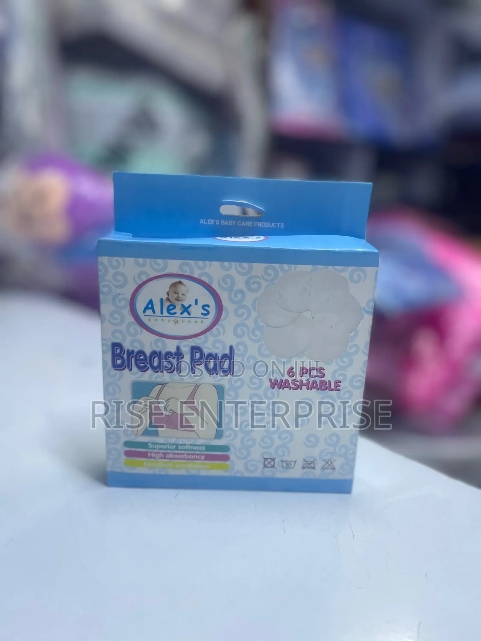 Washable 6 Piece Breast Pads