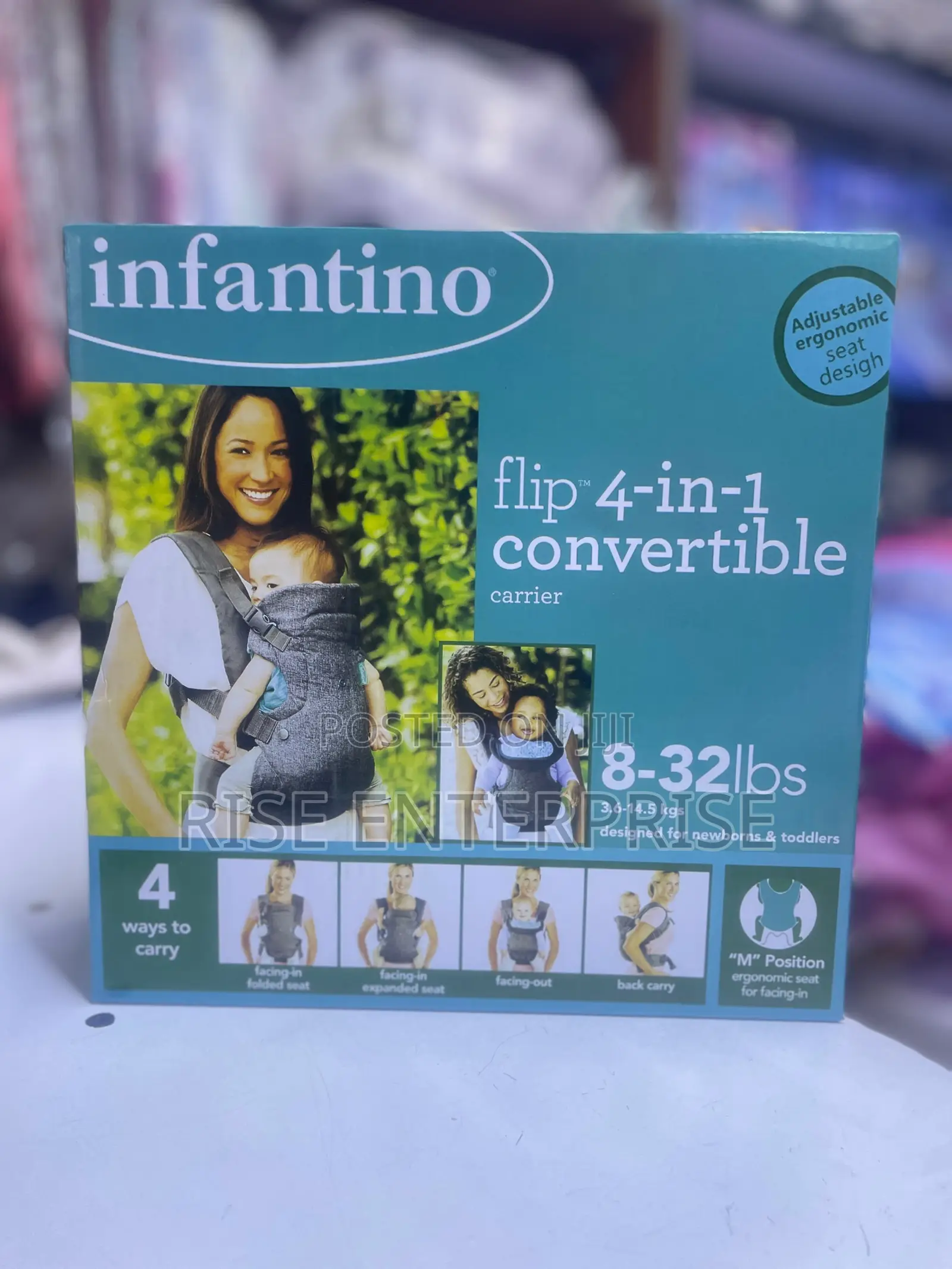 Adjustable Flip 4 in 1 Convertible Baby Carrier