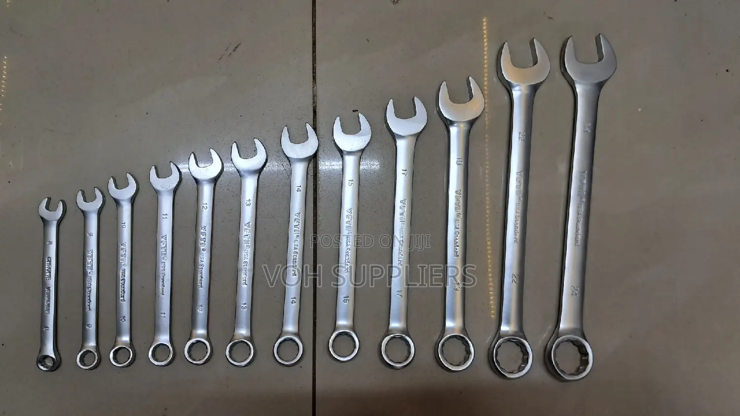 Combine Open and Ring Spanner Set 8-24mm