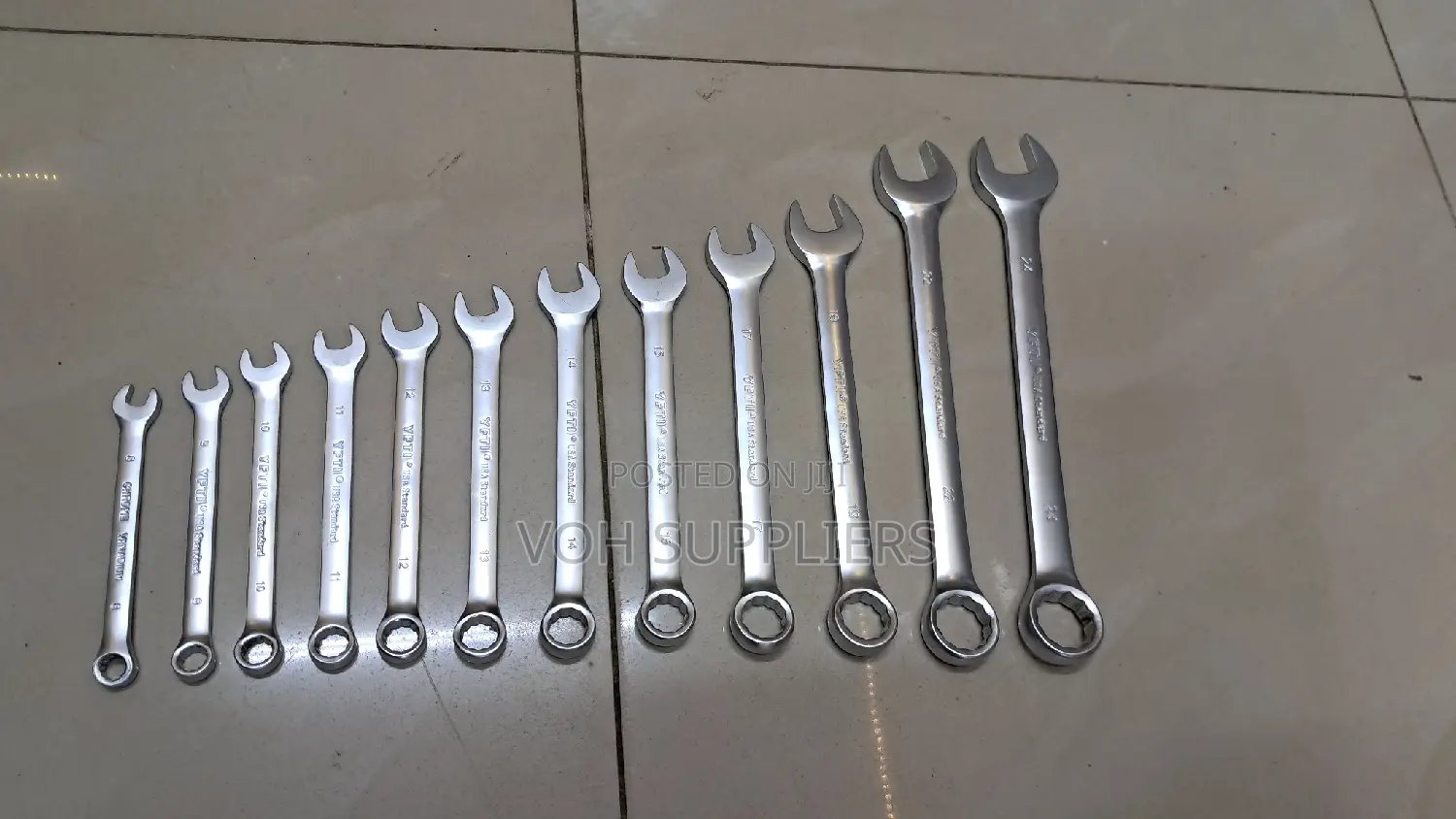 Combine Open and Ring Spanner Set 8-24mm