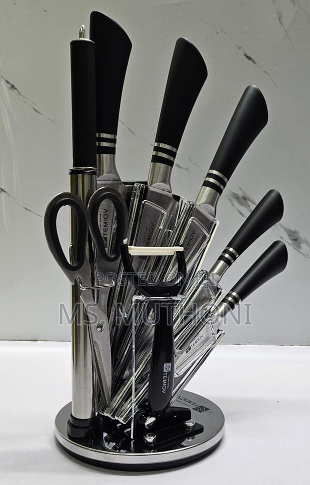 High Quality Heavy Stainless Steel 9pc Knife Sets