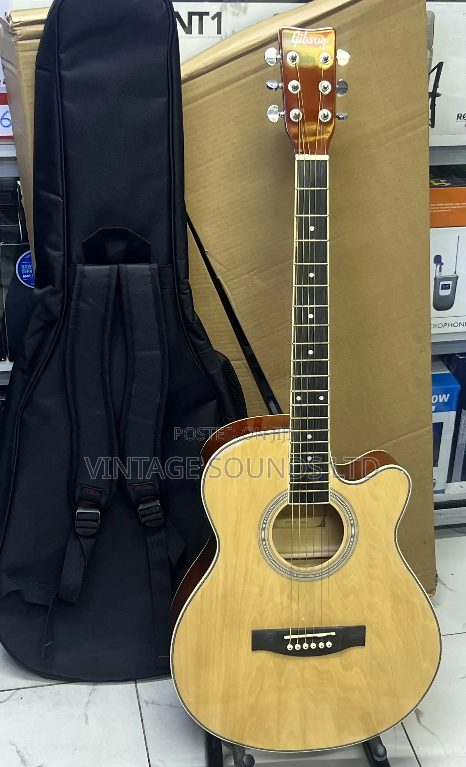 Natural Gibson Semi Acoustic 41 Inch Padded Bag